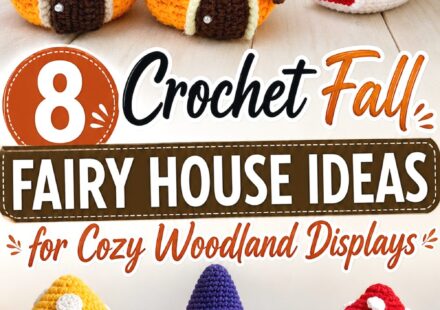 Crochet Fall Fairy House Ideas for Cozy Woodland Displays