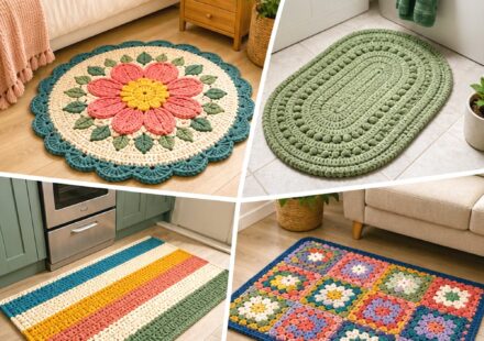 Crochet Floor Mat Ideas for Practical Use in Every Room