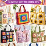 Crochet Granny Square Tote Bag Ideas for Everyday Carry and Colorful Style