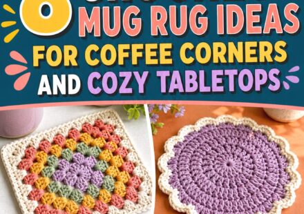 Crochet Mug Rug Ideas for Coffee Corners and Cozy Tabletops