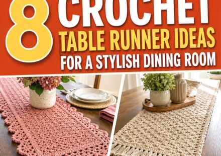 Crochet Table Runner Ideas for a Stylish, Well Dressed Dining Room