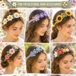 Crochet Wildflower Headband Ideas for Fresh Floral Hair Accessories