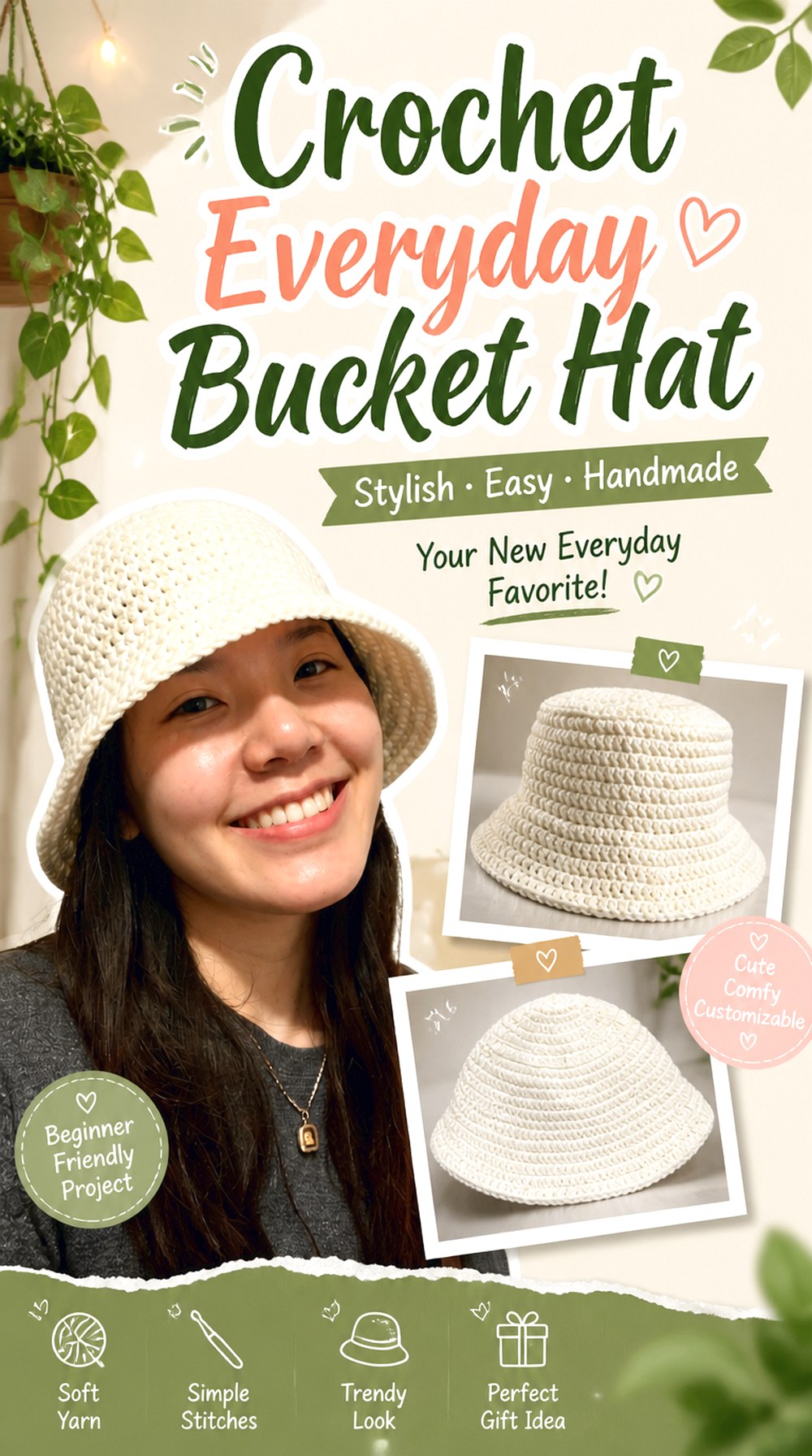 Crochet Everyday Bucket Hat