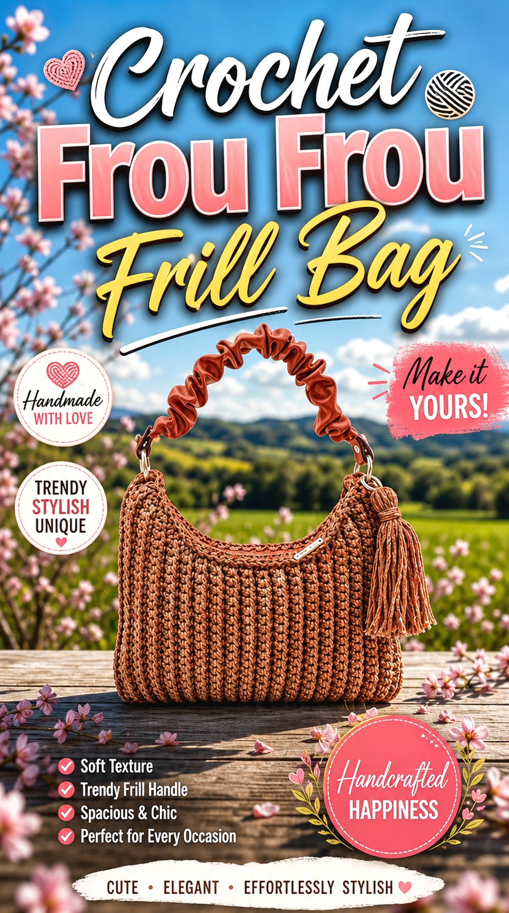 Crochet Frou Frou Frill Bag