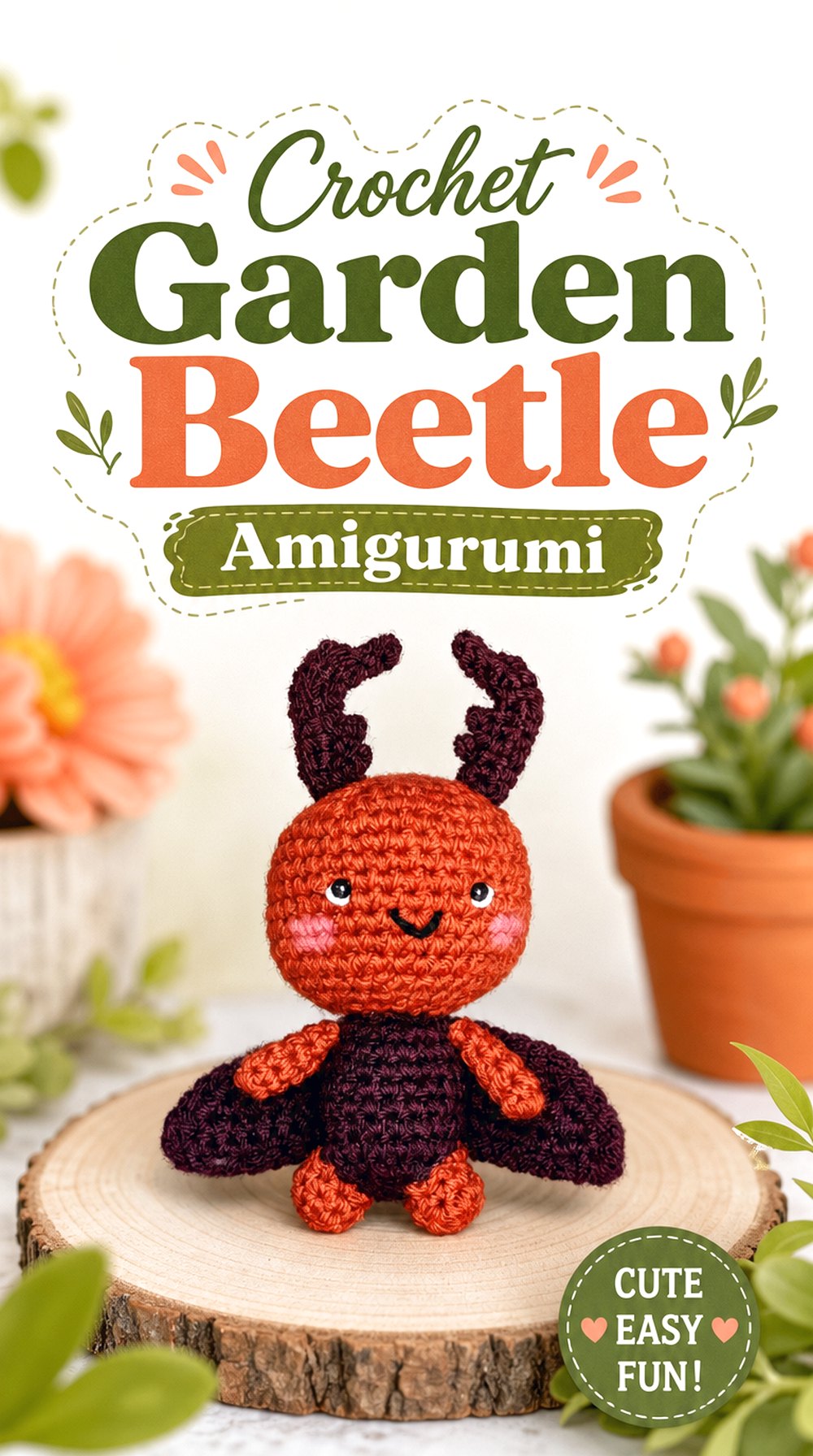 Crochet Garden Beetle Amigurumi