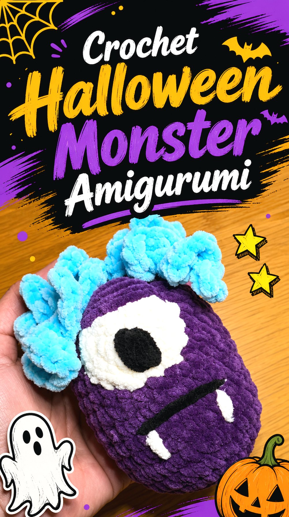 Crochet Halloween Monster Amigurumi