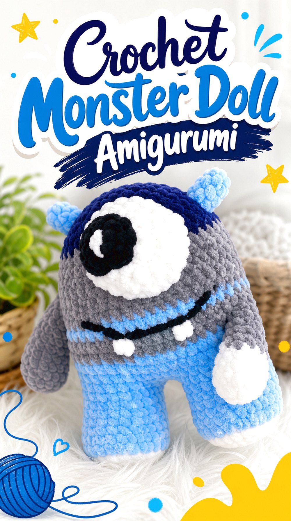 Crochet Monster Doll Amigurumi