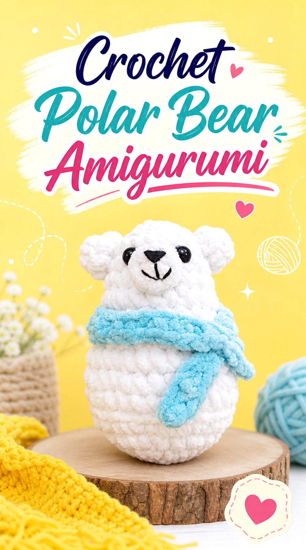 Crochet Polar Bear Amigurumi