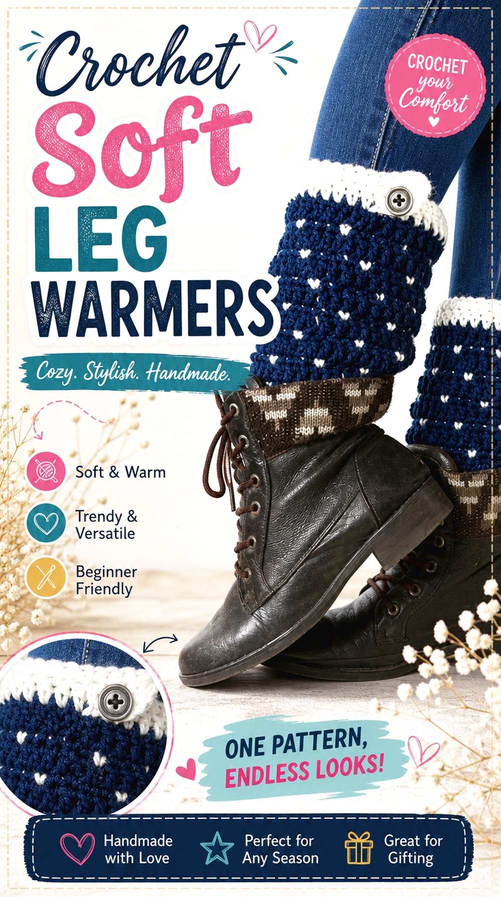 Crochet Soft Leg Warmers