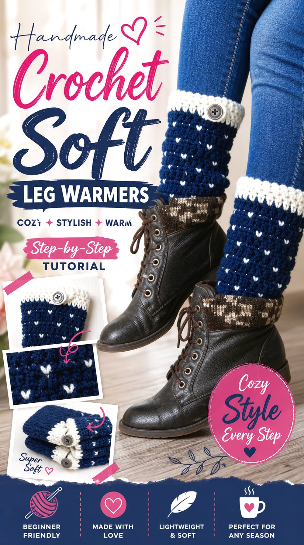 Crochet Soft Leg Warmers