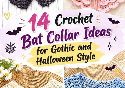 Crochet Bat Collar Ideas for Gothic and Halloween Style