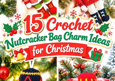Crochet Nutcracker Bag Charm Ideas for Christmas