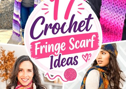 Crochet Fringe Scarf Ideas