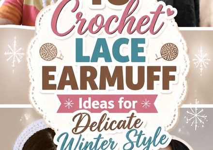 Crochet Lace Earmuff Ideas for Delicate Winter Style
