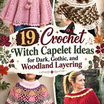 Crochet Witch Capelet Ideas for Dark, Gothic, and Woodland Layering
