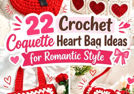 Crochet Coquette Heart Bag Ideas for Romantic Style