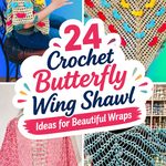 Crochet Butterfly Wing Shawl Ideas for Beautiful Wraps