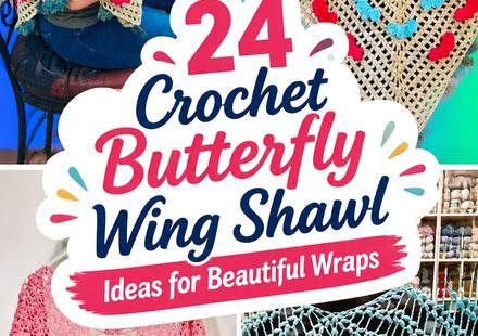 Crochet Butterfly Wing Shawl Ideas for Beautiful Wraps